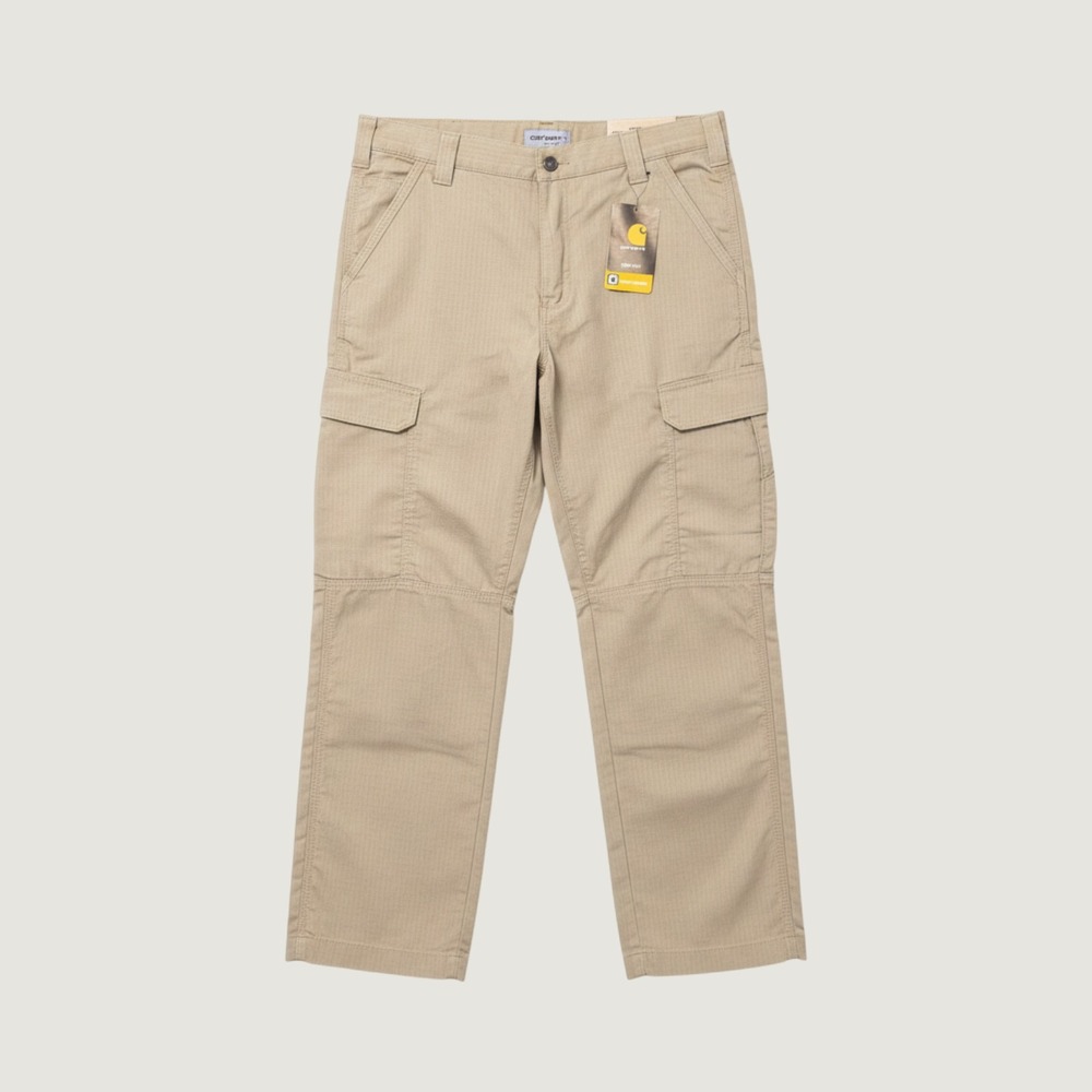 NWT Carhartt Force Broxton Relaxed Fit Ripstop Cargo Workwear Pants 36x30 Khaki